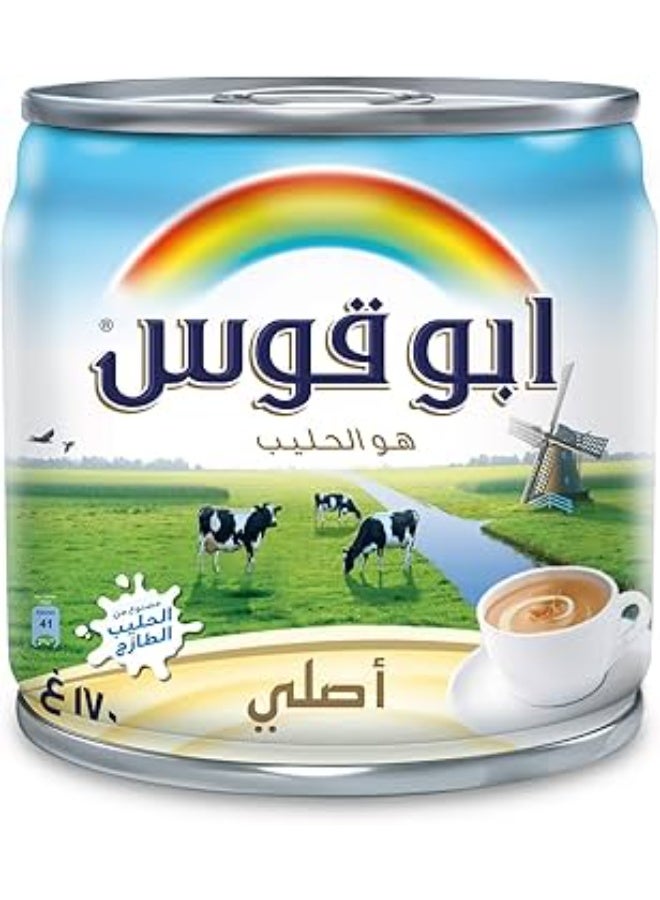 Rainbow Evaporated Milk Original 160ml – Bulk Pack of 48 Cans | Rich & Creamy Taste - Image 1